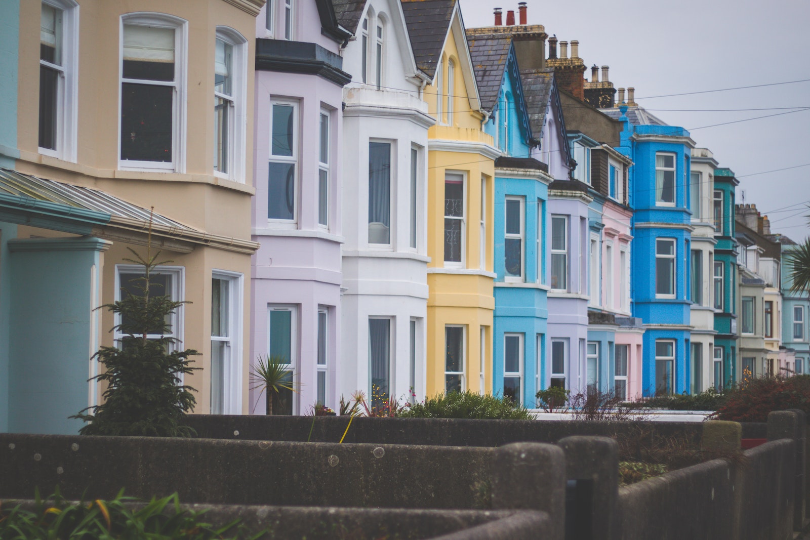 Assorted-Color Houses